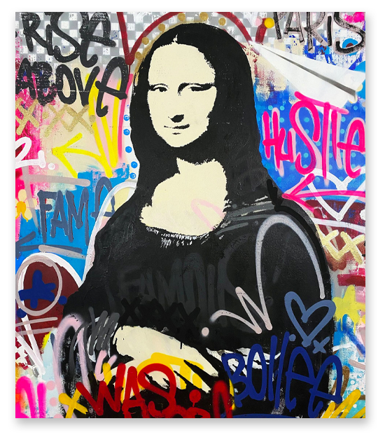 Mona Lisa Street Art